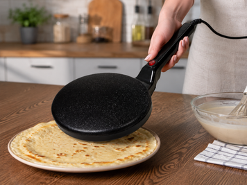 Сковорода для млинців електрична CREPE MAKER / Антипригарний електричний млинець / Занурювальна електромлинка 20113135 фото