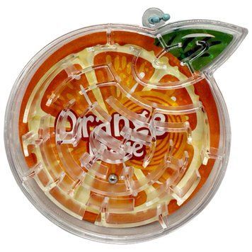 Дитяча головоломка лабіринт "Orange maze" 2347(Orange) розмір 7х1х9 см 2347(Orange) фото