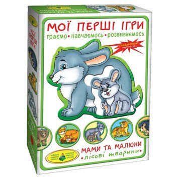 Дитяча розвиваюча гра Мами і малюки 81114 лісові тварини 81114 фото