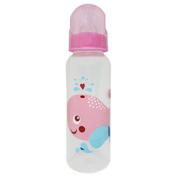 Пляшечка для годування "Кит" MGZ-0206 (Pink) 250 мл MGZ-0206(Pink) фото