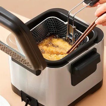 Фритюрница для дома на 1,5л Crownberg CB 5542, 1200 Вт для картошки фри, нагетсов Fryer5542 фото