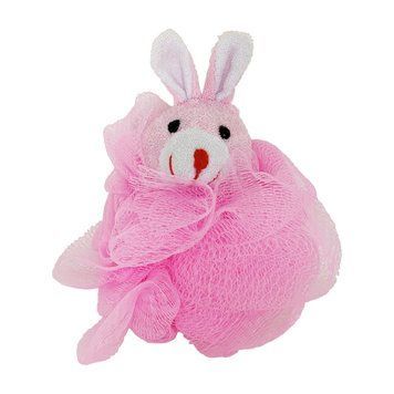 Мочалка для купання малюків Кролик MGZ-0912(Pink) нейлон MGZ-0912(Pink) фото