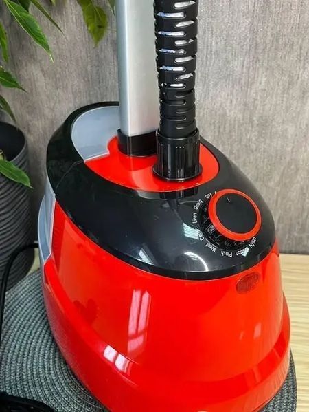 Вертикальний відпарювач для одягу Garment Steamer 2000W / Червона Парова праска для всіх видів тканини G7722 фото