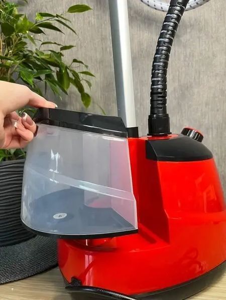 Вертикальний відпарювач для одягу Garment Steamer 2000W / Червона Парова праска для всіх видів тканини G7722 фото