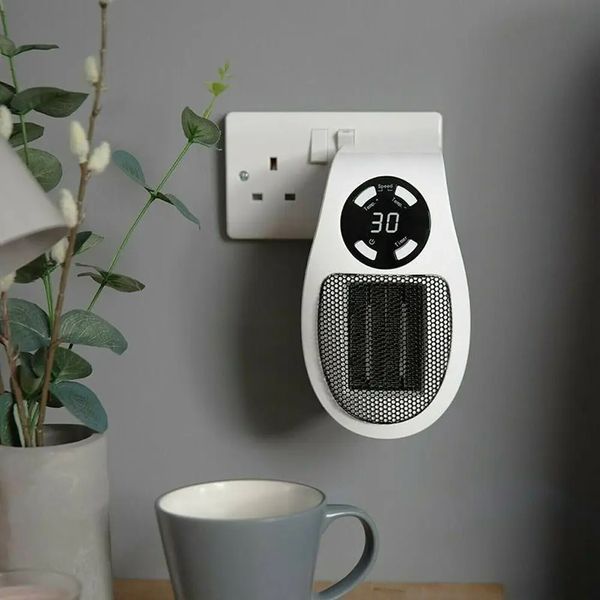 Портативний обігрівач 500W, Portable Heater з дисплеєм / Настінний електрообігрівач G9305 фото