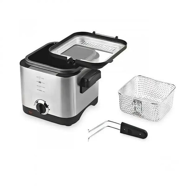 Фритюрница для дома на 1,5л Crownberg CB 5542, 1200 Вт для картошки фри, нагетсов Fryer5542 фото