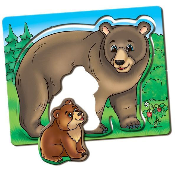 Дитяча розвиваюча гра Мами і малюки 81114 лісові тварини 81114 фото