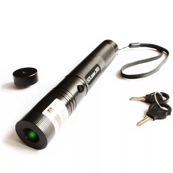 Лазерна указка Green Laser 303 &ndash; 1000mW з ключем 226268 фото