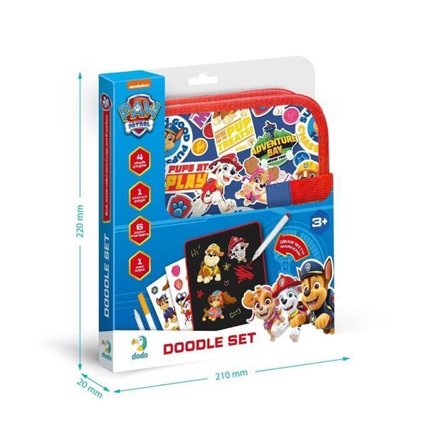Дитяча набір для малювання "Paw Patrol" 200518, 6 кольорових маркерів 200518 фото
