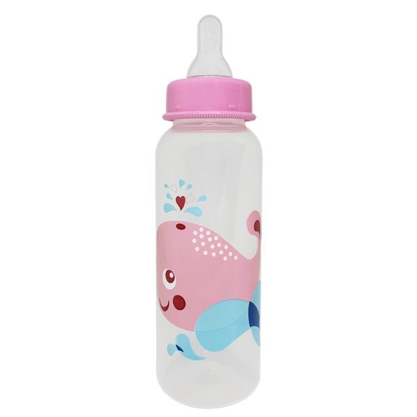 Пляшечка для годування "Кит" MGZ-0206 (Pink) 250 мл MGZ-0206(Pink) фото