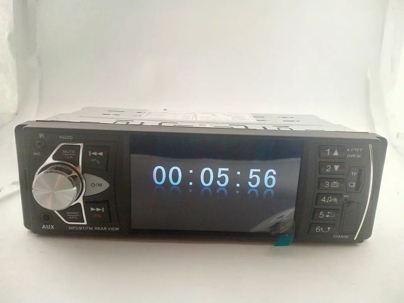Автомобільна Bluetooth магнітола PI 4023 BT з пультом на кермо та великим екраном 226354352 фото