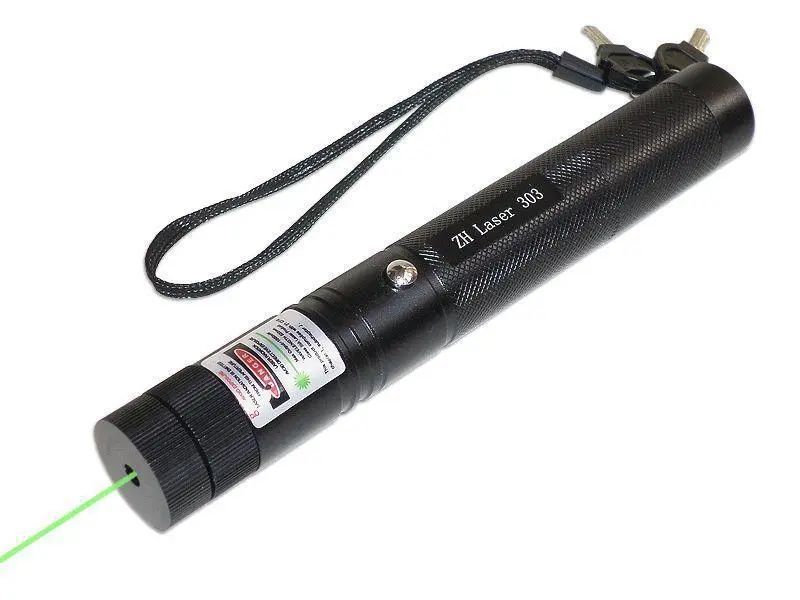 Лазерна указка Green Laser 303 &ndash; 1000mW з ключем 226268 фото