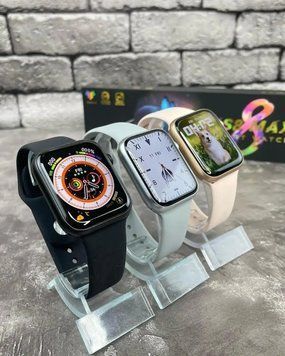 Смарт годинник 8 серії Smart Watch GS8 Мах 45mm українське меню з функцією дзвінка безрамковий дисплей 509632842 фото