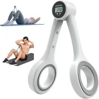 Тренажер для м'язів тазового дна LEG Trainer, з дисплеєм / Тренажер-еспандер для тіла від батарейок 212543223577 фото