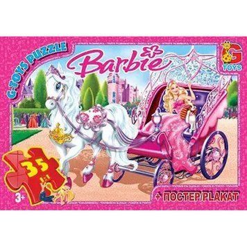 Пазли дитячі "Barbie" BA006, 35 елементів BA006 фото
