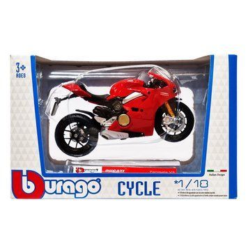 Дитяча модель Мотоцикла "DUCATI Panigale V4" Bburago 18-51030-5 масштаб 1:18 18-51030-5 фото