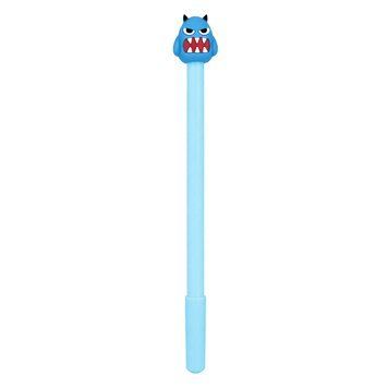 Дитяча гелева ручка "Horror" A082(Blue) синій, 16,5 см A082(Blue) фото