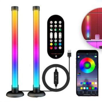 Світлодіодні панелі 25 см 2шт RGB з APP Smart від USB та пультом 509476 фото