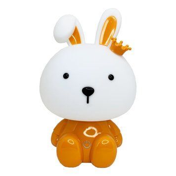 Нічник дитячий "Зайчик з короною" MGZ-1405(Orange) мережевий, живлення від USB MGZ-1405(Orange) фото