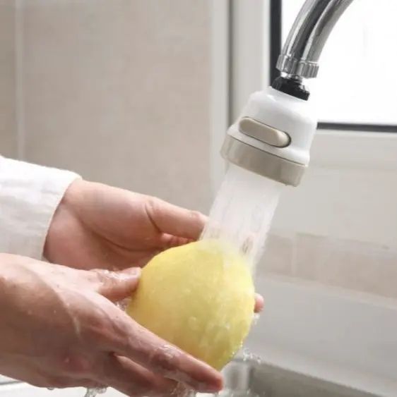 Поворотний аератор-насадка на кран для економії води Homegoods H23 3 режими розпилення, для крана pr233365 фото