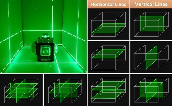 ВЕЛИКИЙ Перехресний лазерний рівень Laser на 2 акумулятори NLAZ16 фото