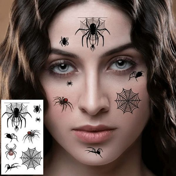 Набір дитячих тимчасових тату "Halloween black" tatto-halloween-black-set-30 tatto-halloween-black-set фото