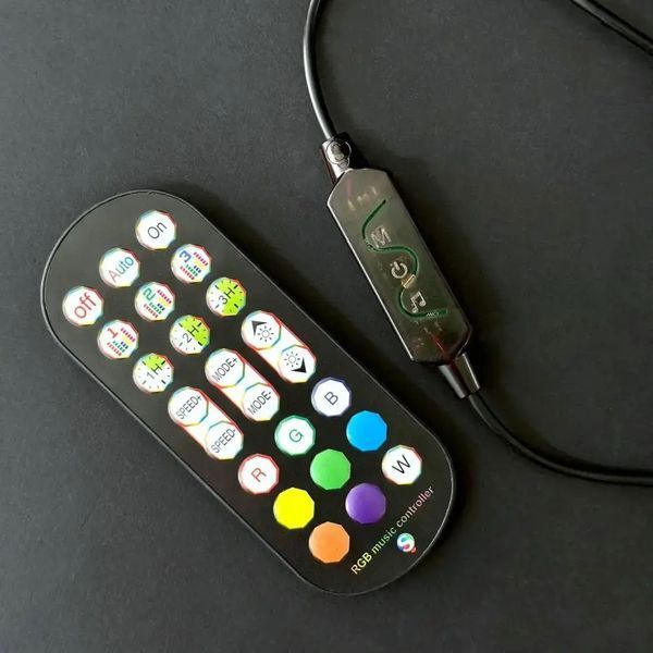 Світлодіодні панелі 25 см 2шт RGB з APP Smart від USB та пультом 509476 фото