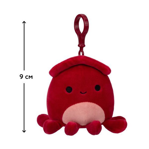 М'яка іграшка Кальмар Альтман Squishmallows SQCP00146 на кліпсі 9 см SQCP00146 фото