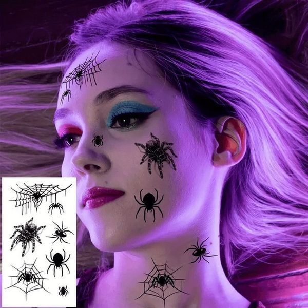 Набір дитячих тимчасових тату "Halloween black" tatto-halloween-black-set-30 tatto-halloween-black-set фото