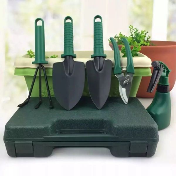 Набір садових інструментів 10 в 1 з валізою Garden Instrumen AND ES-10, інвентар для городу та саду 2054250 фото