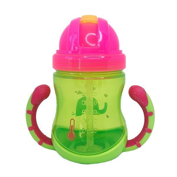 Поїльник дитячий з трубочкою Неон MGZ-0300(Lime) 270 мл MGZ-0300(Lime) фото