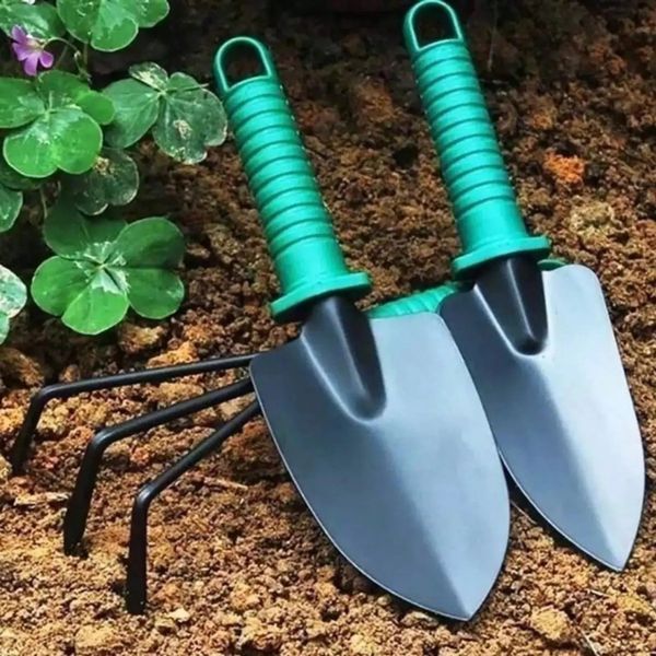 Набір садових інструментів 10 в 1 з валізою Garden Instrumen AND ES-10, інвентар для городу та саду 2054250 фото