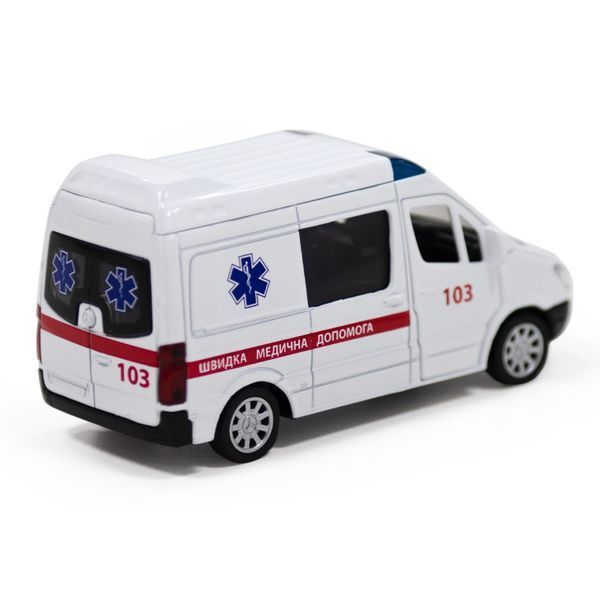 Автомодель дитяча Швидка допомога MERCEDES-BENZ SPRINTER TechnoDrive 250295 інерційна 250295 фото