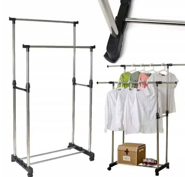Телескопічна полиця Colgador doble ajustable 2123266 фото