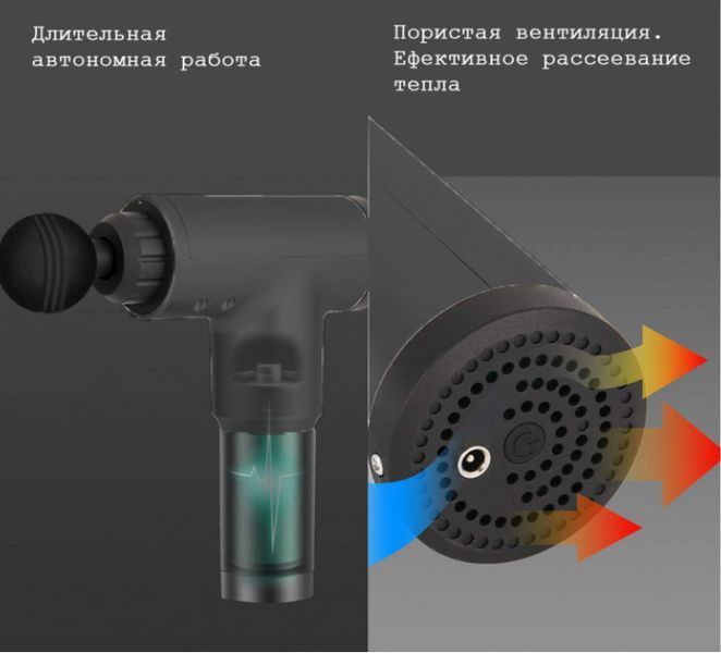 Масажер для м'язів Fascial Gun HF-280 (W-08) Вібромасажер для м'язів HF-280 фото