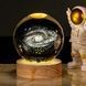 Світлодіодна кришталева куля, декоративна універсальна 3D нічниця, кришталева куля "Сонячна система" Jam11414/3 фото 1