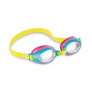 Окуляри для плавання Intex 55611 регульований ремінець Вид 2 55611(Pink-Blue) фото