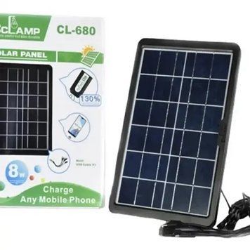 Сонячна панель CCLamp CL-680 Solar 8Вт 540680 фото