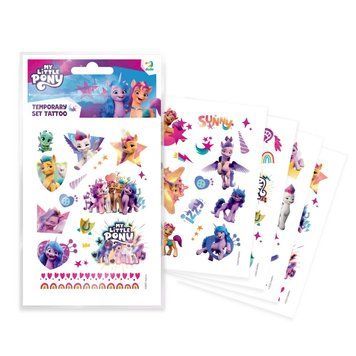 Набір дитячих тимчасових татуювань "My Little Pony" 200437, 4 аркуші 200437 фото
