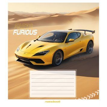 Зошит загальний "В пустелі" 060-590423K-2 в клітинку, 60 аркушів 060-590423K-2 фото