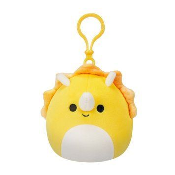 М'яка іграшка на кліпсі "Трицератопс" Squishmallows SQCP00216, 9 см SQCP00216 фото