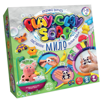 Набір креативної творчості "Пластилінове мило" Play Clay Soap PCS-01 великий Панда PCS-01-02U фото