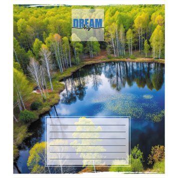 Зошит загальний "Пейзажі" 060-482701L-5 в лінію, 60 аркушів 060-482701L-5 фото