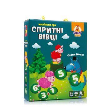 Дитяча настільна гра "Спритні вівці схопи 10-ку!" VT8033-07, 99 фішок VT8033-07 фото