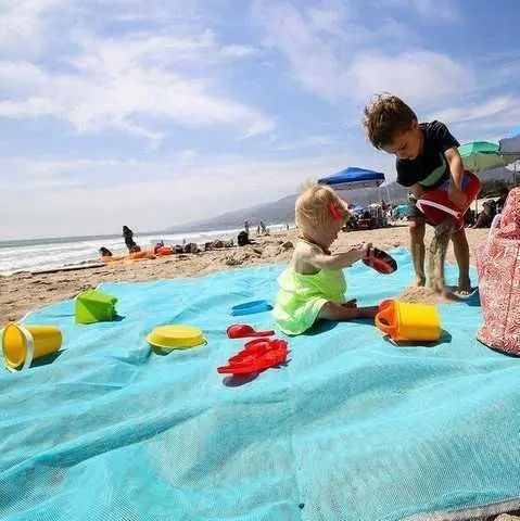 Анти-пісок Пляжна диво підстилка килимок для моря Originalsize Sand Free Mat pr4567 фото