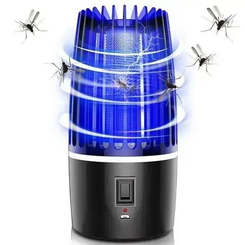 Інсектицидна туристична лампа від комарів Mosquito Killers 20m2. 2 в 1 M16446 фото