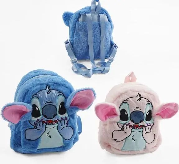 Плюшевий рюкзак Стич Disney Fairy Stitch м'який дитячий рюкзак з вушками та мордочкою G6352 фото