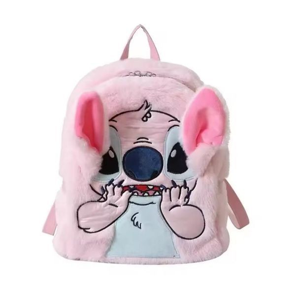 Плюшевий рюкзак Стич Disney Fairy Stitch м'який дитячий рюкзак з вушками та мордочкою G6352 фото