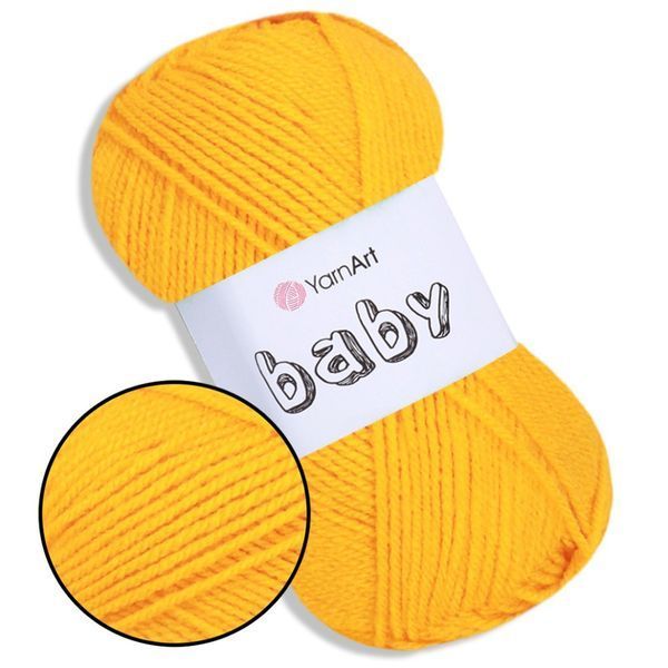 Пряжа для іграшок Baby YA150-50 акрил, 50 грам, 150 м, в асортименті YA150-50 фото