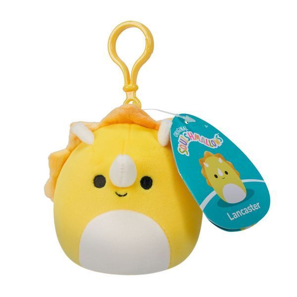 М'яка іграшка на кліпсі "Трицератопс" Squishmallows SQCP00216, 9 см SQCP00216 фото